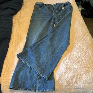 Free people wide leg jeans